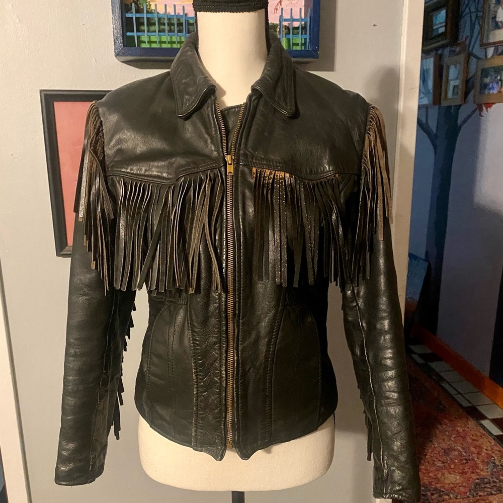 Vintage Leather Jacket size 8